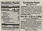 Daily Kombucha Peach Tea